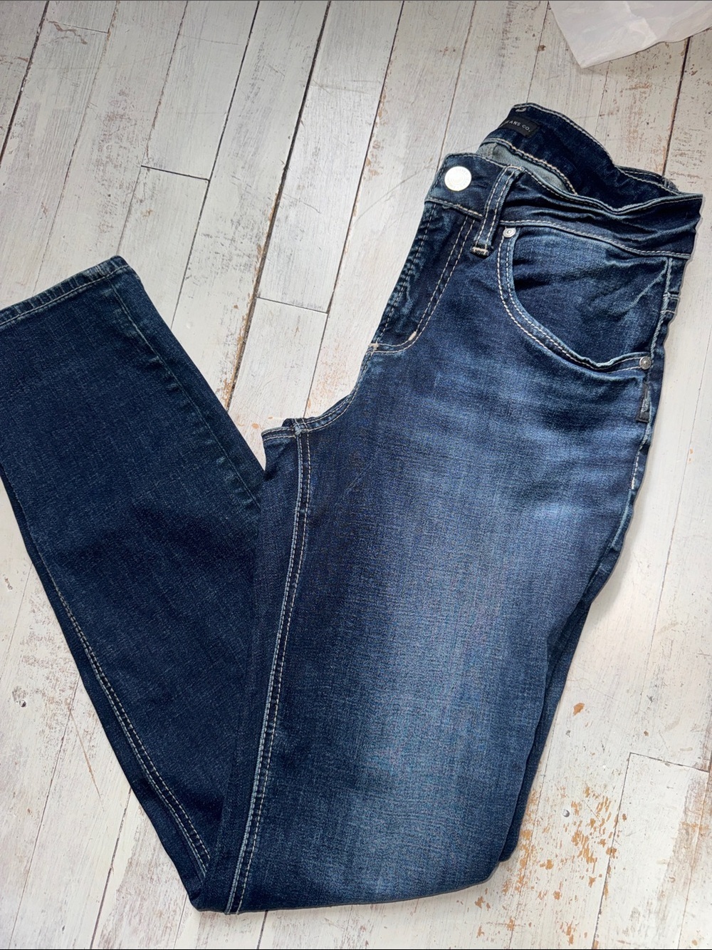 Silver Jeans Dark Blue Boyfriend Jeans